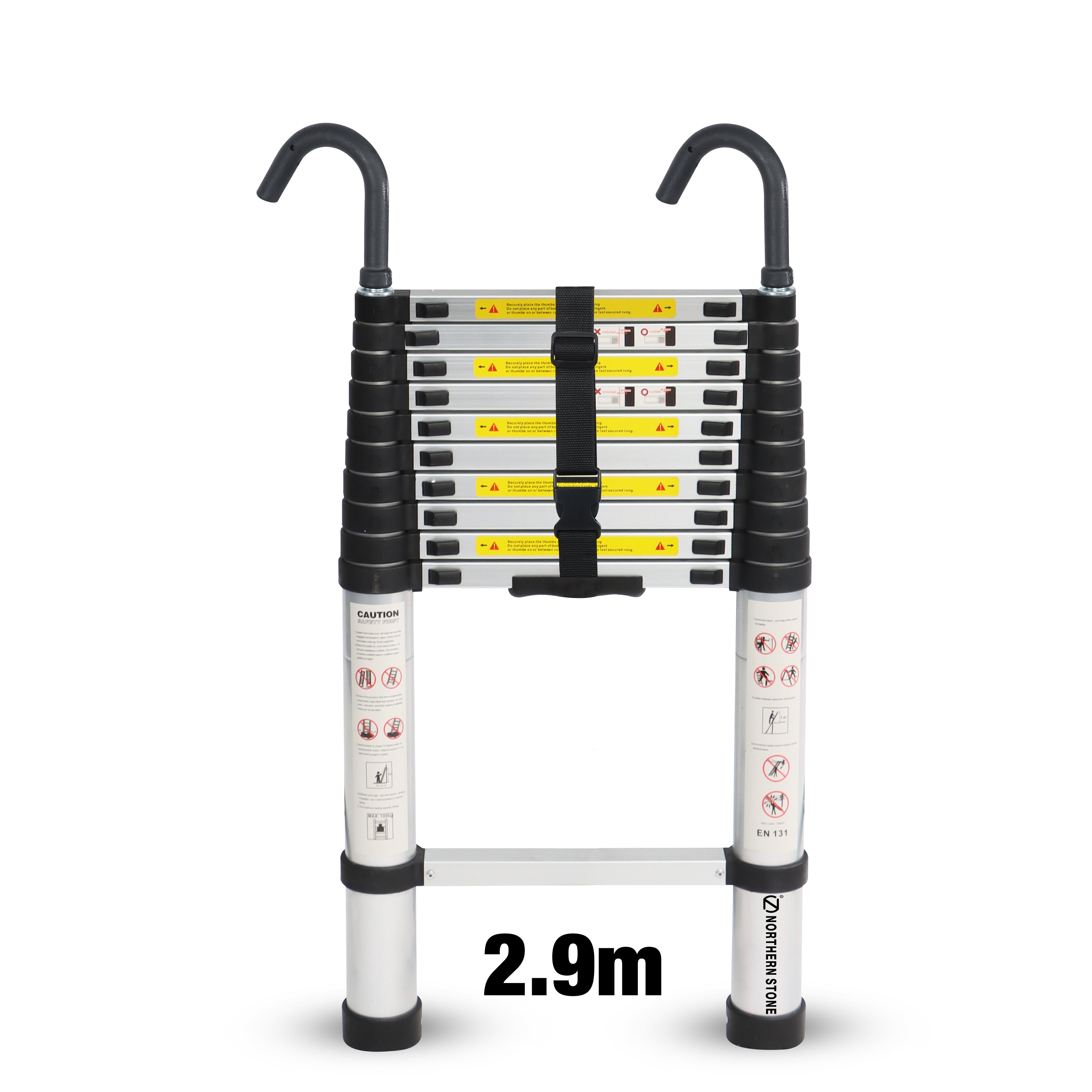 Aluminum Telescopic Ladder | Telescopic Loft Ladder 2.9M/9.5FT ...