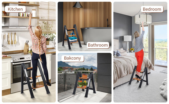 3 Steps aluminum step ladder