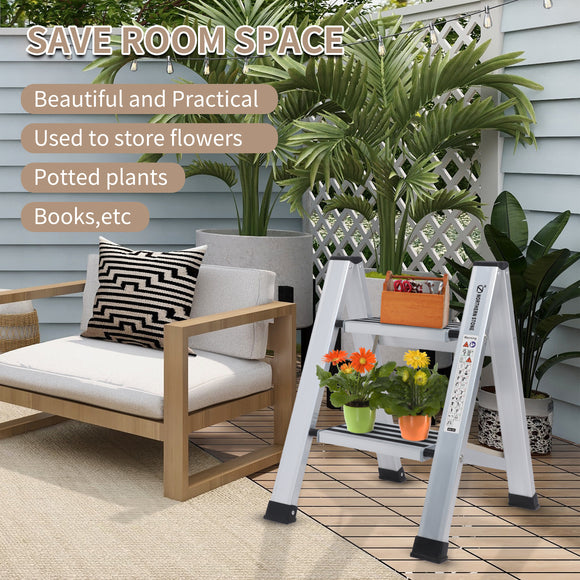 2 Steps aluminum step ladder