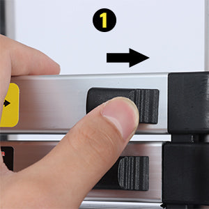 Smart Security LockThis versatile ladder is designed with safety as the top priority, featuring smart adjustment locks on each level for easy length customization while ensuring stability.
