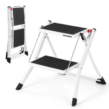 Foldable 2 Step Ladder Stool